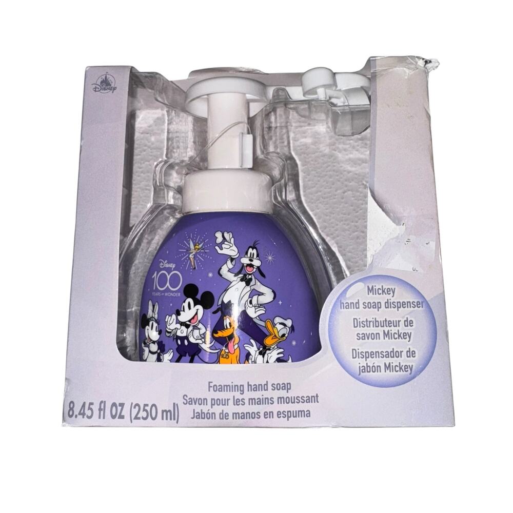 Disney 100 Year Platinum Celebration Mickey Mouse Foaming Hand Soap Dispenser